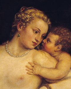 Venus gleder seg med kjærlighet og musikk, 1545 (detalj av 38586)